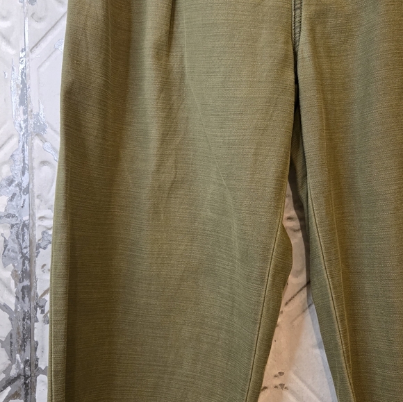 FREE PEOPLE One Way High Waist Cargo Army Olive Pleated Pants Size 2 - Picture 13 of 16